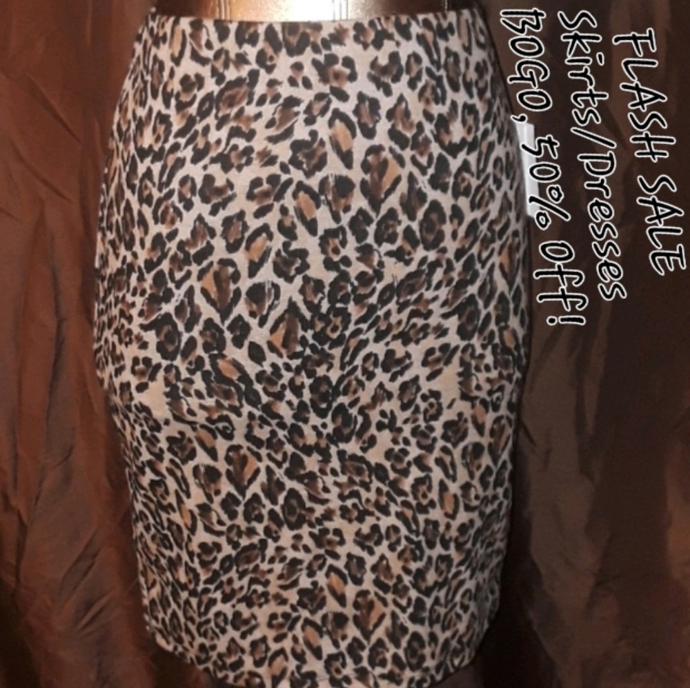 *** Joe Benbasset Pencil Skirt Leopard Cheetah